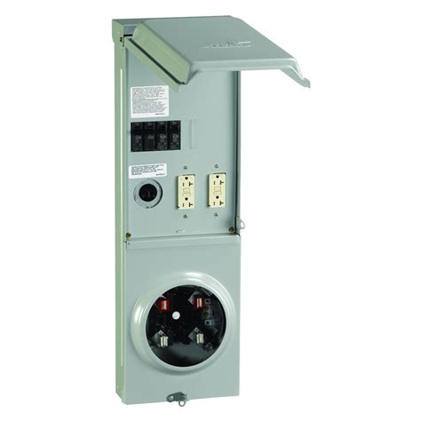 construction electrical power box|metered temporary power outlet box.